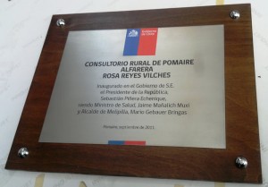 placa conmemorativa acero inoxidable